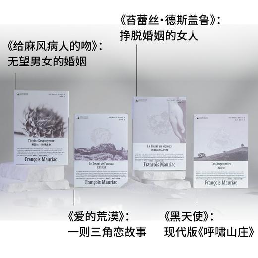 弗朗索瓦·莫里亚克精选集（诺奖得主莫里亚克绝美刷边文库本套装！以细腻、诗意的文字，探查人性的深度和广度，书写生活的戏剧与悲欢） 商品图2
