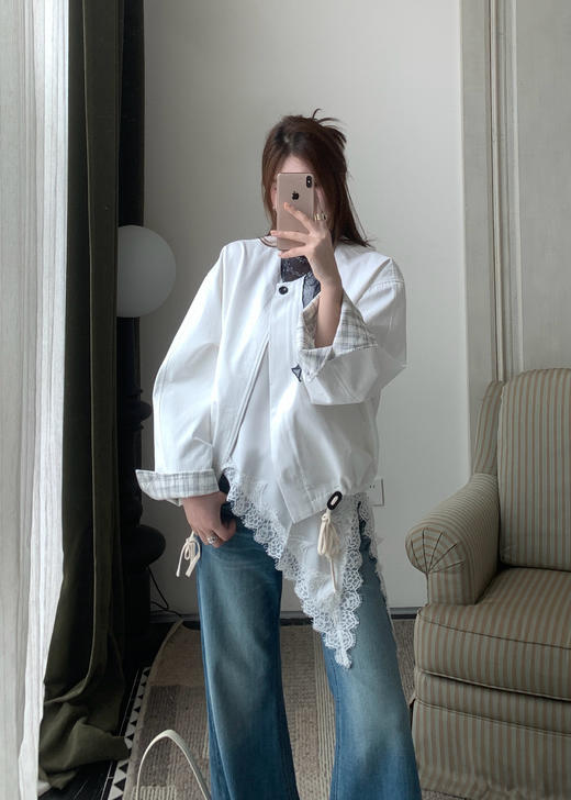 【门店同款】ENJOY春季黑扣简约短外套 170551497 商品图2