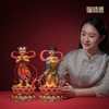 铜师傅《金童玉女》客厅桌面中式铜摆件 家居吉祥装饰工艺品礼物 商品缩略图5