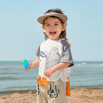 巴拉巴拉【balaOne】童装宝宝短袖t恤婴儿上衣2026夏季时尚萌 商品图3