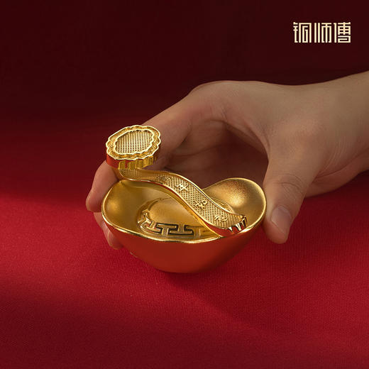 铜师傅《一锭如意》上新了故宫联名 元宝如意摆件家居开业礼品 商品图4