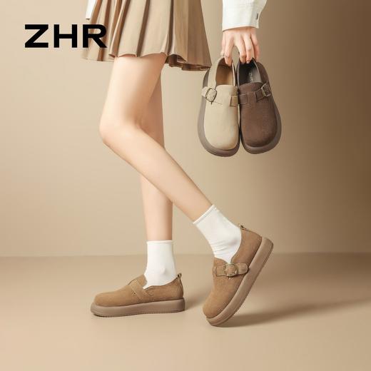ZHR则则复古厚底勃肯鞋女鞋2026春季新款软底增高百搭休闲鞋 商品图2