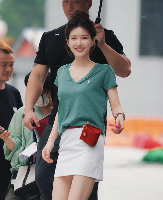福利🧧拉夫v领100%棉女士V领小马标T恤042108 商品图5