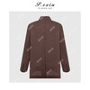 PanYiXiu/潘依绣 100%亚麻复古高级宽松百搭明线长袖V领西装外套 Q69422 商品缩略图1