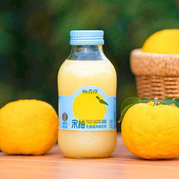 柚香谷宋柚汁双柚汁乳酸菌饮料 原果研磨0脂无负担 送礼佳品300g*20瓶 /水饮冲调 /饮料 /乳酸菌饮料 商品图5