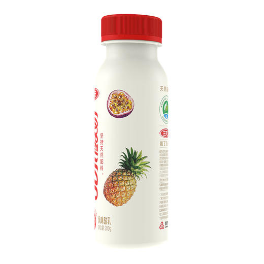 【快递到家-低温】北京酸奶PET装酸木瓜凤梨百香果200g*6 商品图3