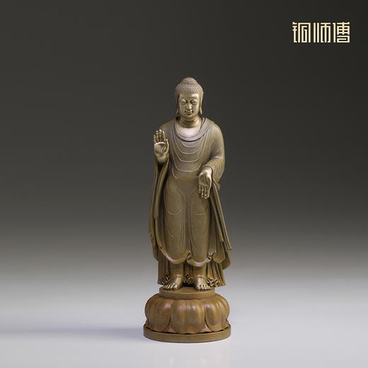 铜师傅 陕西历史博物馆系列《北周佛造像铜摆件》青铜摆件 商品图2