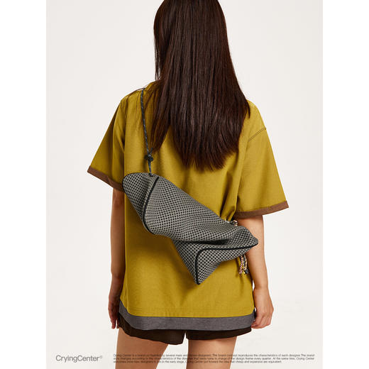 CryingCenter 洞眼布饺子中号单肩斜挎饺子包 哭喊中心 商品图1