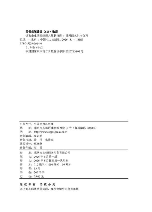 供电企业绩效经理人履职指南 商品图3