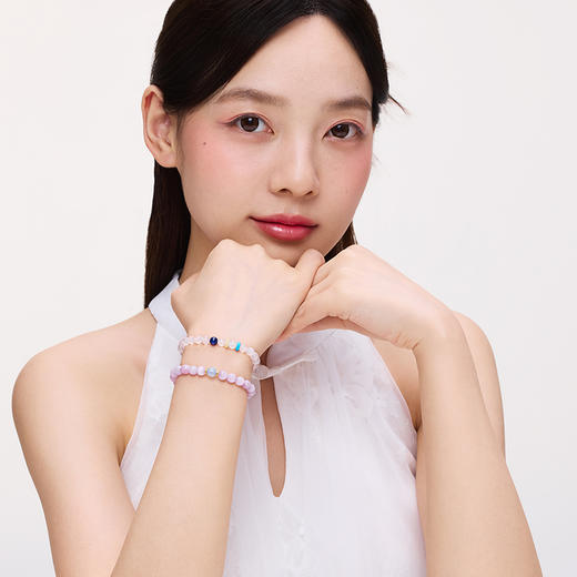 卡蒂罗KADER 紫黛手串 原创新中式国风九紫离火成功上岸转运珠好运连连 日常小众优雅百搭轻奢精致时尚 商品图4