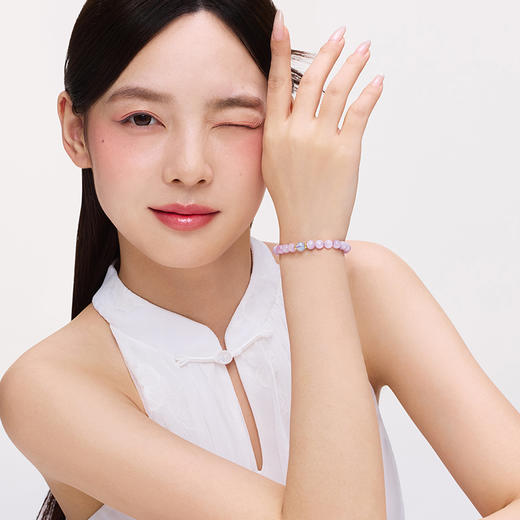 卡蒂罗KADER 紫黛手串 原创新中式国风九紫离火成功上岸转运珠好运连连 日常小众优雅百搭轻奢精致时尚 商品图3