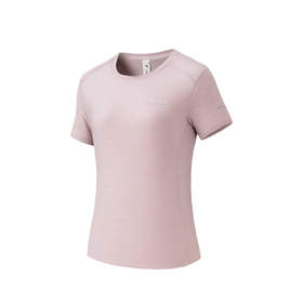 安踏速干大师C100丨美利奴羊毛速干衣跑步短袖女新款T恤162625115