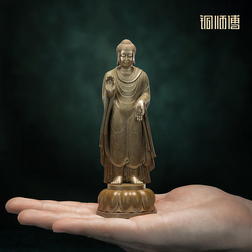 铜师傅 陕西历史博物馆系列《北周佛造像铜摆件》青铜摆件 商品图1