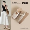 ZHR则则包头编织半拖鞋女2026新款夏季厚底外穿轻便配裙罗马凉拖 商品缩略图3