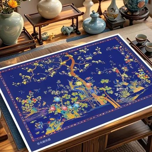 【西安印钞】百鸟朝凤纪念券荧光画大炮筒  可做装饰画 国家印钞厂 官方出品 商品图5