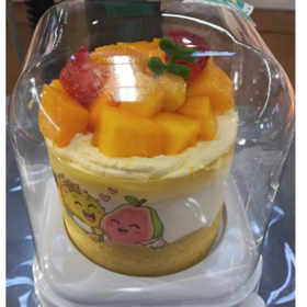 2寸芒果柚柚蛋糕