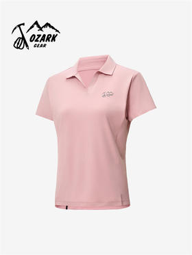 OZARK奥索卡26春夏新品短袖防晒UPF100吸湿速干抗菌翻领polo衫女OAGWD2622006