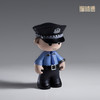 铜师傅《长安卫萌警系列》工位办公桌创意摆件 潮玩手办铜摆件 商品缩略图3