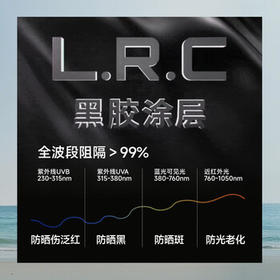 蕉下（beneunder）防紫外线遮阳伞三折双层黑胶晴雨伞防晒伞BM011花椿