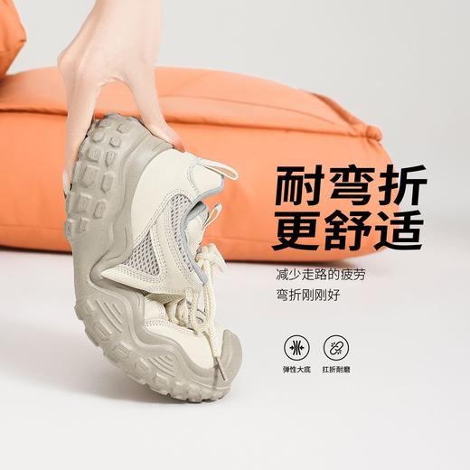 ZHR则则厚底老爹鞋女2026新款春季丑萌休闲鞋透气户外徒步登山鞋 商品图3