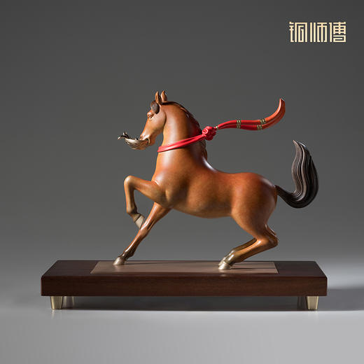 铜师傅 陕西历史博物馆系列《盛世华章 · 舞马献瑞铜摆件》摆件 商品图2