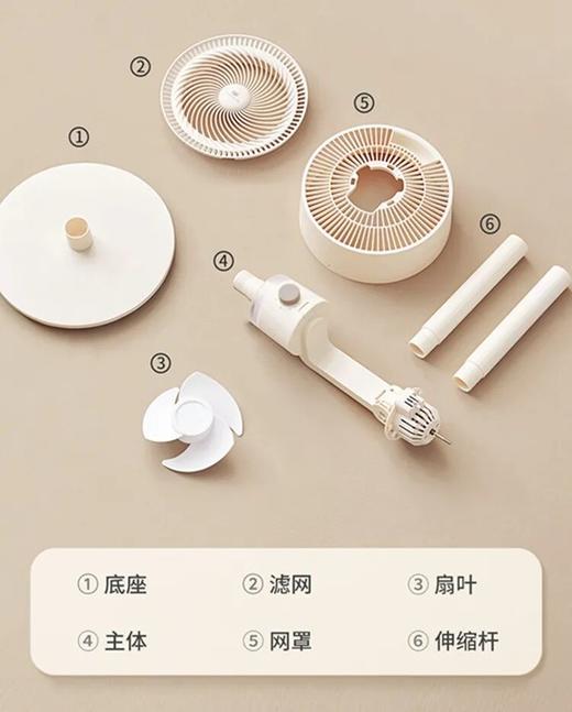 卡蛙流萤风语音循环扇  | 循环柔风黑科技，易敏人群久吹不头疼。广角送风，3档风速可调，快慢随心所调 商品图3