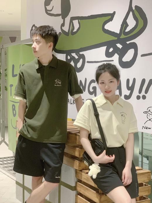 付款减库存！ 正品无吊牌！New Balance 联名卡通插画休闲 Polo 衫短袖. 简笔画短袖 商品图3