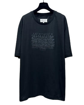 中性款刺绣印花短袖T恤he016