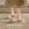 ZHR珍珠装饰厚底凉鞋女2026新款5cm显高显瘦百搭轻便透气凉鞋通勤 商品缩略图2