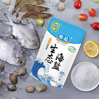 粤盐生态海盐250g*4 无碘盐 食用盐无抗结剂0添加 富含多种微量元素 商品图5