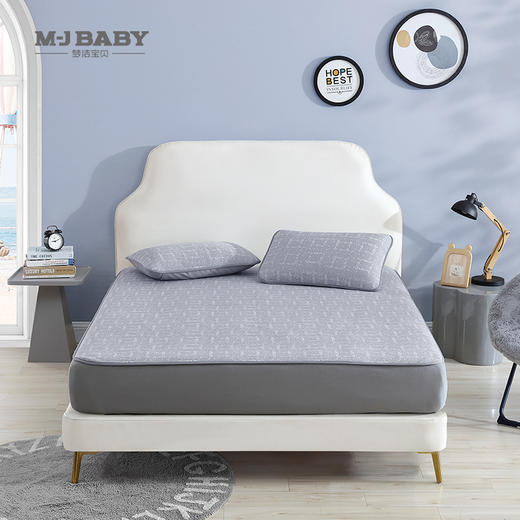 【店庆提前购】 梦洁宝贝凉席 小雪糕凉席/灰 吊牌698-798  活动价399-499元 商品图2