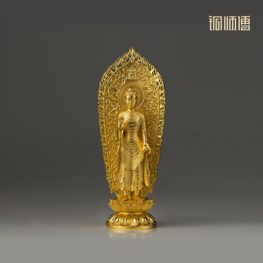 铜师傅 见微系列《妙相梵容》客厅如来佛祖铜摆件 家居铜工艺品 商品图1