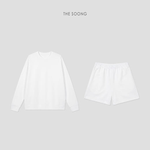 THESOONG|"松弛日常"亚麻混纺肌理感舒适运动休闲套装HWWY8864-A / HWWY8864-B 商品图1