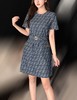 女款提花牛仔连衣裙la011 商品缩略图3