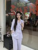 法小曼*子珍【芋泥啵啵】夏日紫色西装套装(预售7天) 商品缩略图0