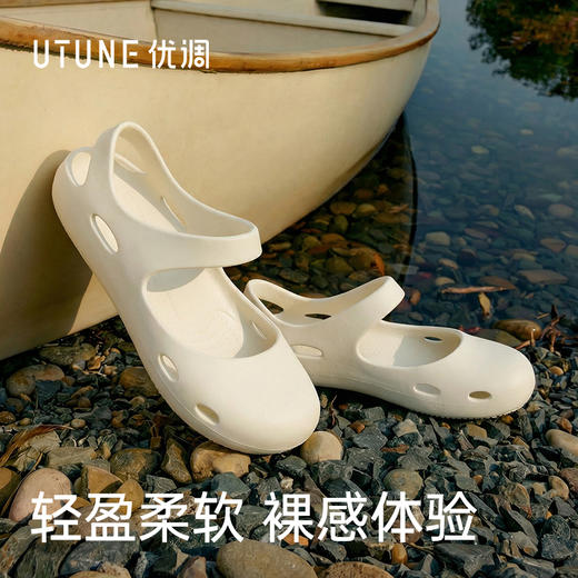 👏解决了洞洞鞋不优雅的问题💃【漫步凉鞋】这双玛丽珍鞋真的好好穿🤩小区遛弯、买菜、沙滩游玩、开车出行👍都稳当又舒服，实用性拉满，闭眼入都不会错的夏日刚需鞋‼️ 商品图3