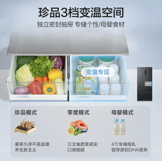 海尔（Haier）冰箱 BCD-509WGHFD19X8U1 商品图5