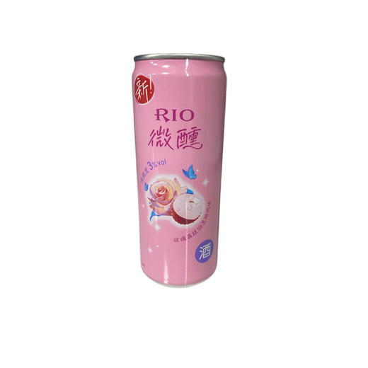 RIO3度玫瑰荔枝白兰地风味鸡尾酒(细罐)330ml （A3-03-08） 商品图0
