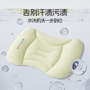 婧麒（JOYNCLEON）儿童枕头1-3-6岁定型枕分区护颈神器吸汗成长枕头 蓝 jzt197153 商品图8