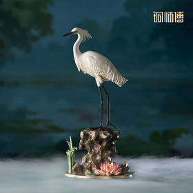铜师傅《一鹭连科》客厅桌面铜摆件 家居装饰工艺品 励志礼物