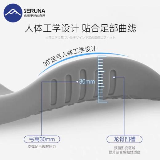SERUNA足弓支撑扁平足矫正鞋垫xo型腿足内外翻足底矫形矫正器高鞋垫 商品图2