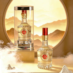 【年中补贴，赠礼袋】五粮液总厂出品：百年传奇·金马，52°白酒，支持扫码验真伪，亚克力经典包装