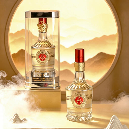 【年中补贴，赠礼袋】五粮液总厂出品：百年传奇·金马，52°白酒，支持扫码验真伪，亚克力经典包装 商品图0