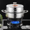 浮士德 德比星钻三层蒸锅 HG-1056 不锈钢蒸锅加厚大号 商品缩略图6