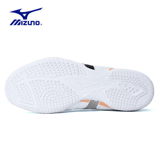 Mizuno美津浓乒乓球鞋81GA253110美津浓专业乒乓球运动鞋 白橙色 商品图4