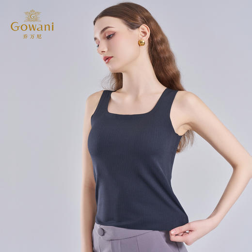 乔万尼2026夏季新品百搭显瘦上衣U型背心EZ2H103 商品图1