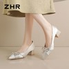 ZHR则则法式优雅蝴蝶结尖头浅口单鞋女2026新款气质百搭舒适女鞋 商品缩略图1