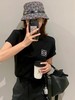 中性款刺绣棉质短袖T恤ba014 商品缩略图4