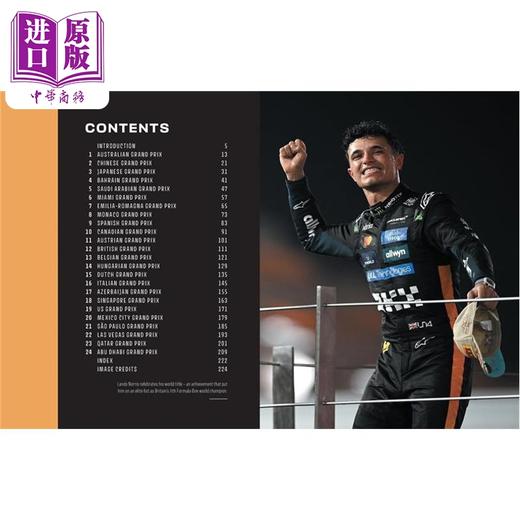 预售 【中商原版】兰多 诺里斯 通往世界冠军之路 F1赛车新星 Lando Norris Road to World Champion 英文原版 Nate Saunders 商品图1