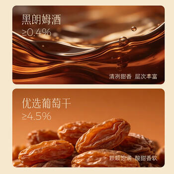 索菲亚冰激凌雪糕冰棍朗姆葡萄牛奶口味冰糕大碗冰淇淋450g*1碗 商品图0